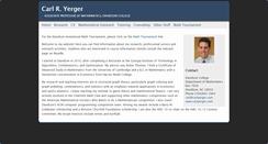 Desktop Screenshot of carlyerger.com